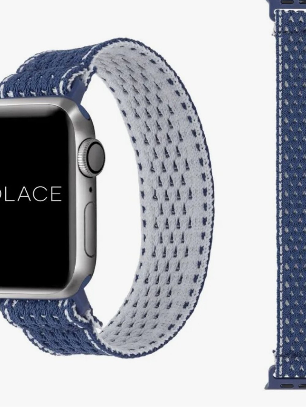Solace Sport Loop for Apple Smart Watch - Blue/White